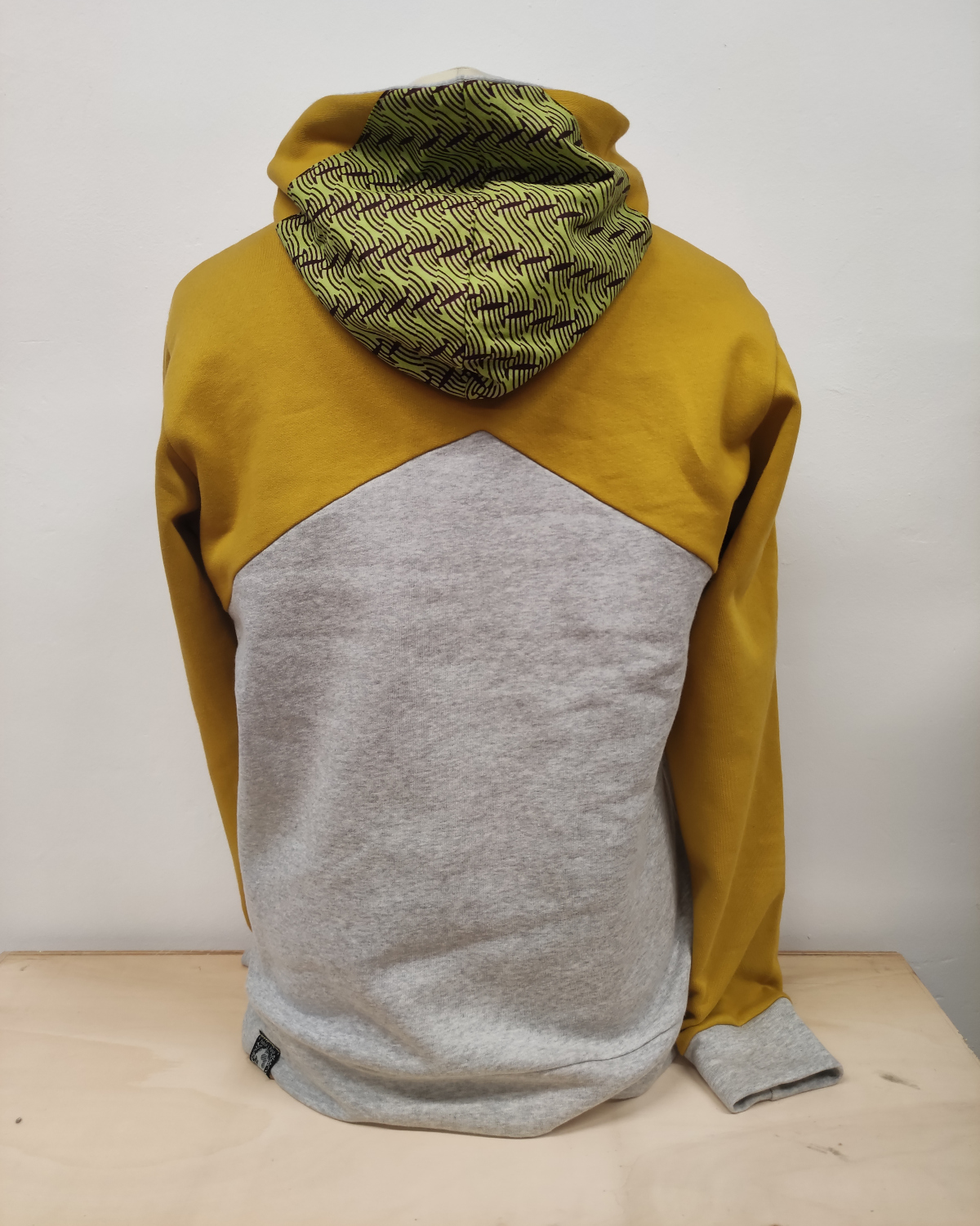 Sweat hiver ALASKA - gris jaune M