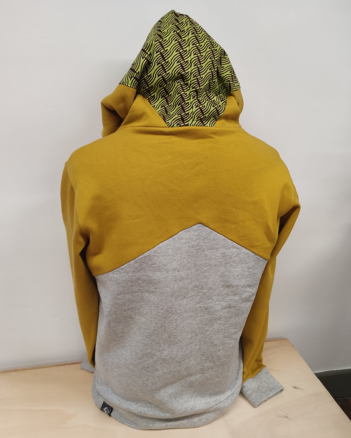 Sweat hiver ALASKA - gris jaune M – Image 4