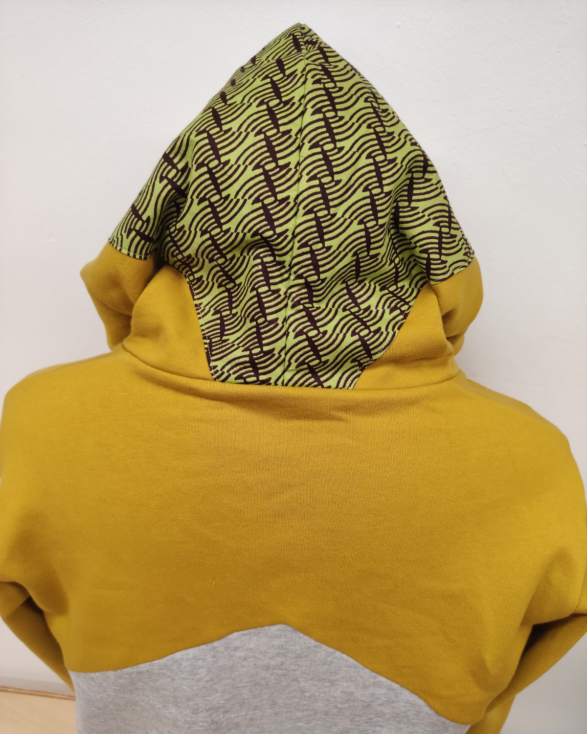 Sweat hiver ALASKA - gris jaune M – Image 5