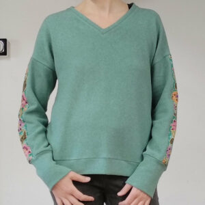 Pull LHASSA vert menthe