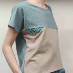 Tshirt SUMATRA – bleu gris