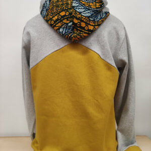 Sweat hiver ALASKA – gris clair jaune L