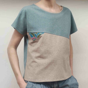 Tshirt SUMATRA – bleu gris