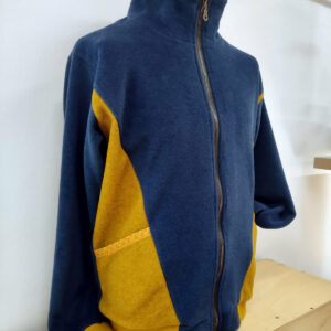 Polaire TAKU homme – bleu jaune XL