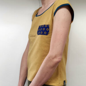Tshirt GUETARI – jaune et bleu
