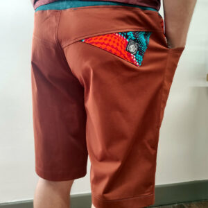 Short BILBAO – orange rouille