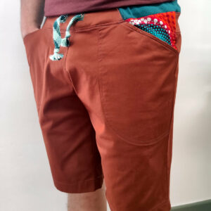 Short BILBAO – orange rouille