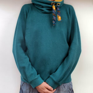 Pull MARONI turquoise jaune