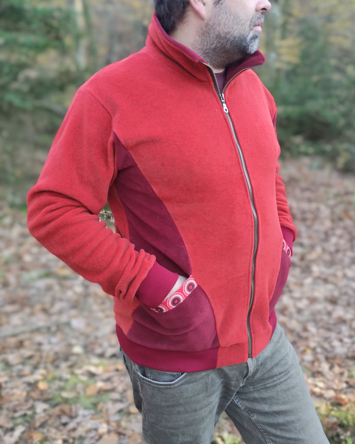 veste polaire à zip homme made in france et certifiée oeko tex