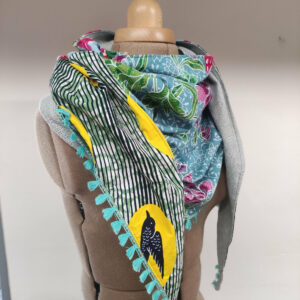 Chèche Oiseau et Pivoine