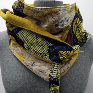 Chèche végétal jaune