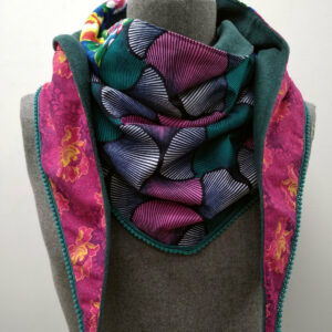 Chèche wax et rose jaune