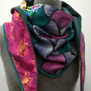 Chèche wax et rose jaune