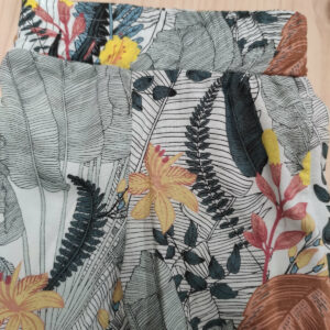 Pantalon été enfant – jungle blanc