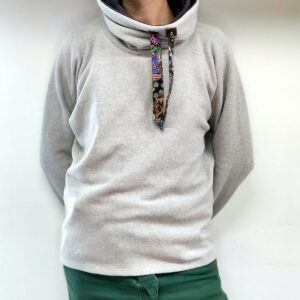 Pull MARONI gris clair