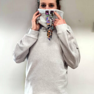 Pull MARONI gris clair