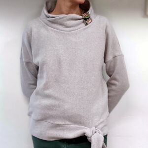 Pull OSLO gris clair