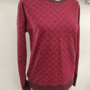 Sweat PALMA – jacquard rétro